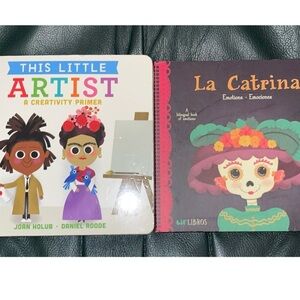 This Little Artist & La Catrina Kids Book Set